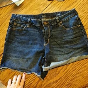 Denim shorts